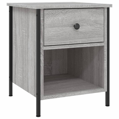 vidaXL Nachttische 2 Stk. Grau Sonoma 40x42x50 cm Holzwerkstoff