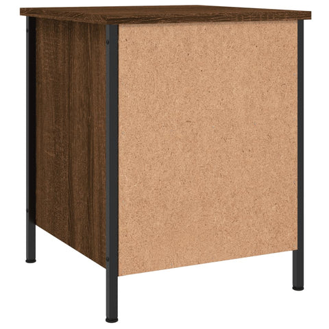 vidaXL Nachttische 2 Stk. Braun Eichen-Optik 40x42x50 cm Holzwerkstoff