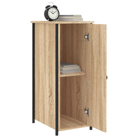 vidaXL Nachttisch Sonoma-Eiche 32x42x80 cm Holzwerkstoff