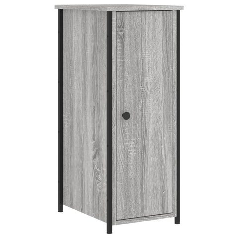 vidaXL Nachttisch Grau Sonoma 32x42x80 cm Holzwerkstoff