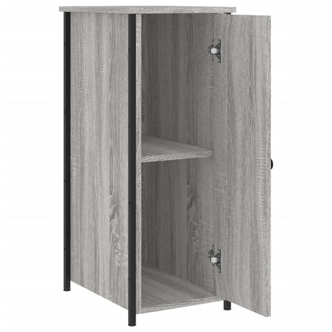 vidaXL Nachttisch Grau Sonoma 32x42x80 cm Holzwerkstoff