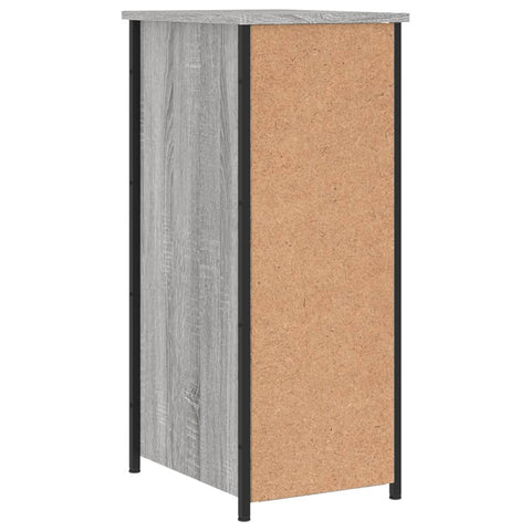 vidaXL Nachttisch Grau Sonoma 32x42x80 cm Holzwerkstoff