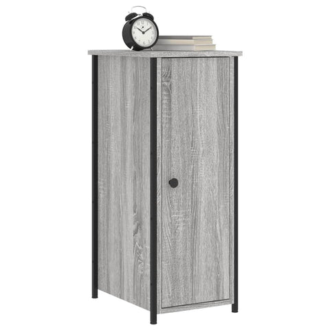 vidaXL Nachttische 2 Stk. Grau Sonoma 32x42x80 cm Holzwerkstoff