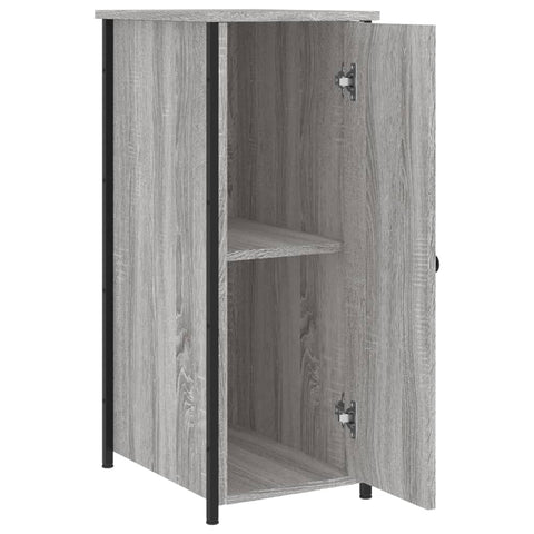 vidaXL Nachttische 2 Stk. Grau Sonoma 32x42x80 cm Holzwerkstoff