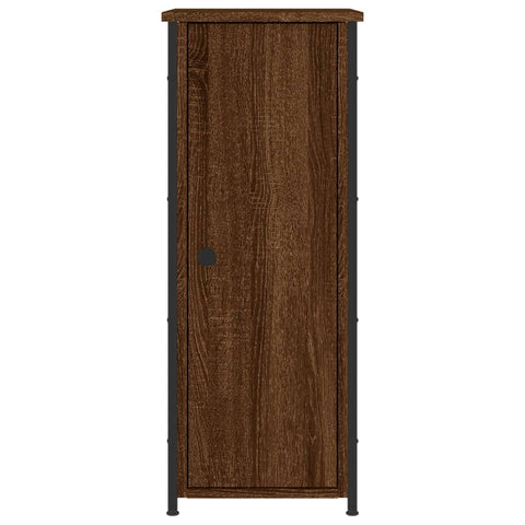 vidaXL Nachttisch Braun Eichen-Optik 32x42x80 cm Holzwerkstoff