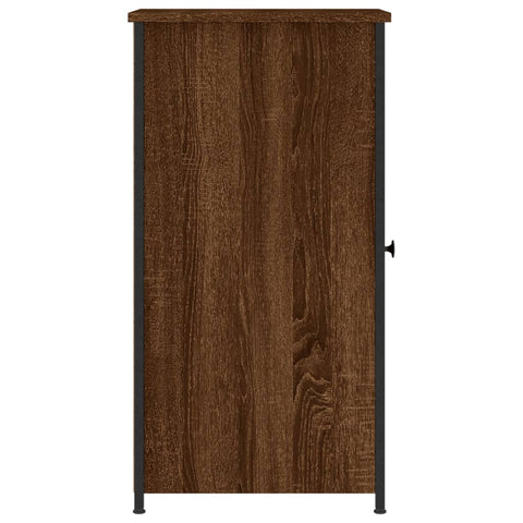 vidaXL Nachttisch Braun Eichen-Optik 32x42x80 cm Holzwerkstoff