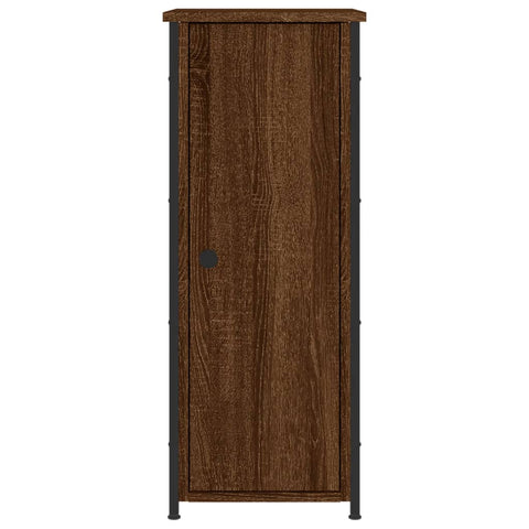 vidaXL Nachttische 2 Stk. Braun Eichen-Optik 32x42x80 cm Holzwerkstoff