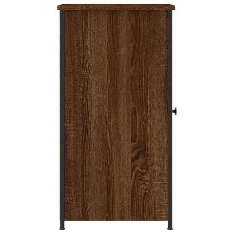 vidaXL Nachttische 2 Stk. Braun Eichen-Optik 32x42x80 cm Holzwerkstoff