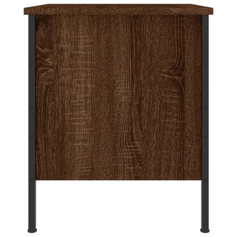 vidaXL Nachttisch Braun Eichen-Optik 40x42x50 cm Holzwerkstoff