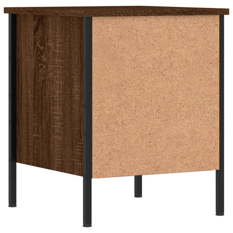 vidaXL Nachttische 2 Stk. Braun Eichen-Optik 40x42x50 cm Holzwerkstoff