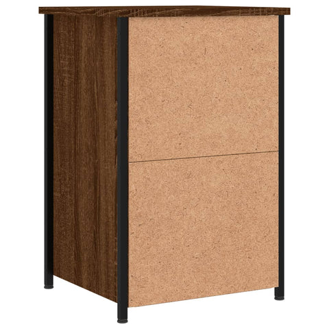 vidaXL Nachttisch Braun Eichen-Optik 40x36x60 cm Holzwerkstoff