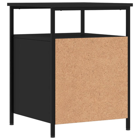 vidaXL Nachttisch Schwarz 44x45x60 cm Holzwerkstoff