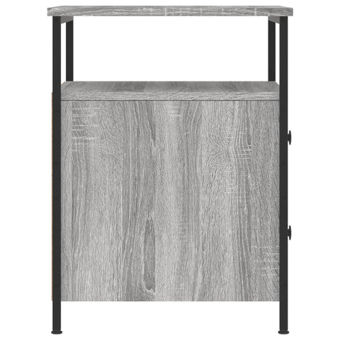 vidaXL Nachttisch Grau Sonoma-Eiche 44x45x60 cm Holzwerkstoff