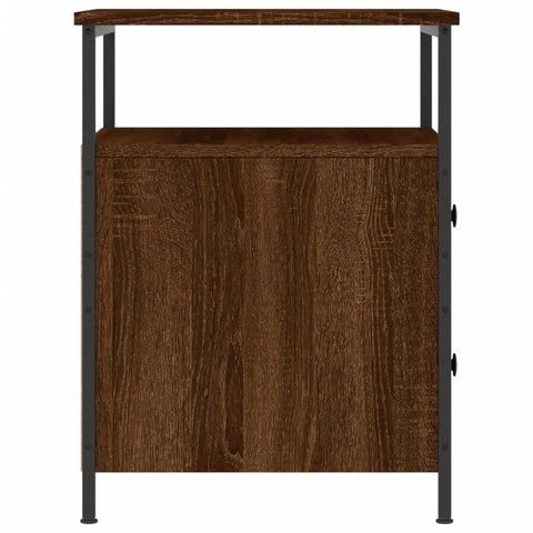 vidaXL Nachttische 2 Stk. Braun Eichen-Optik 44x45x60 cm Holzwerkstoff