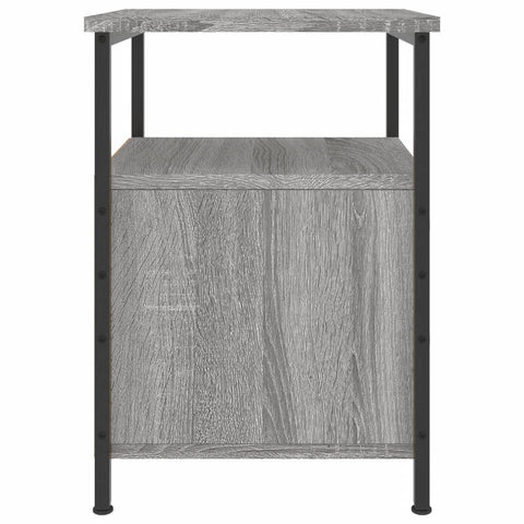 vidaXL Nachttische 2 Stk. Grau Sonoma 34x35,5x50 cm Holzwerkstoff