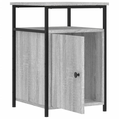 vidaXL Nachttisch Grau Sonoma 40x42x60 cm Holzwerkstoff