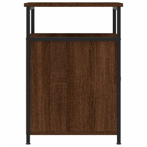 vidaXL Nachttische 2 Stk. Braun Eichen-Optik 40x42x60 cm Holzwerkstoff