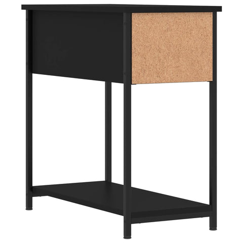 vidaXL Nachttisch Schwarz 30x60x60 cm Holzwerkstoff