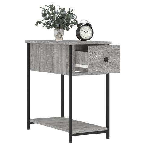 vidaXL Nachttische 2 Stk. Grau Sonoma 30x60x60 cm Holzwerkstoff