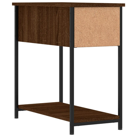 vidaXL Nachttisch Braun Eichen-Optik 30x60x60 cm Holzwerkstoff