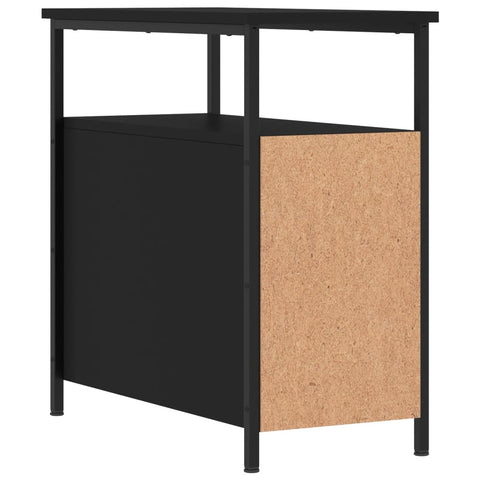 vidaXL Nachttisch Schwarz 30x60x60 cm Holzwerkstoff