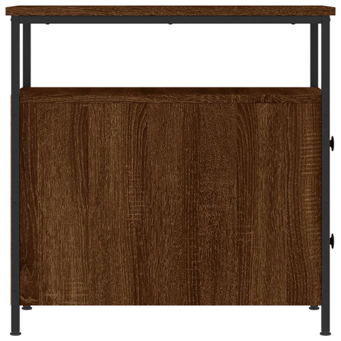 vidaXL Nachttisch Braun Eichen-Optik 30x60x60 cm Holzwerkstoff