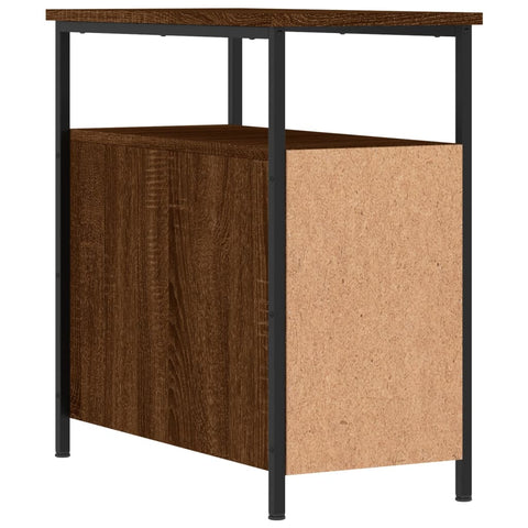 vidaXL Nachttische 2 Stk. Braun Eichen-Optik 30x60x60 cm Holzwerkstoff