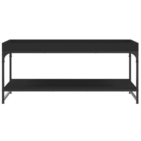 vidaXL Couchtisch Schwarz 100x49x45 cm Holzwerkstoff