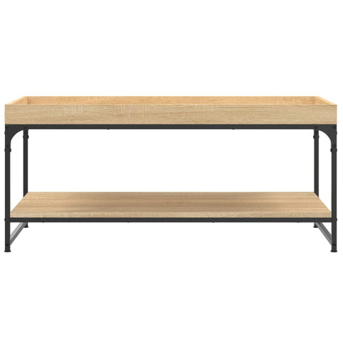 vidaXL Couchtisch Sonoma-Eiche 100x49x45 cm Holzwerkstoff