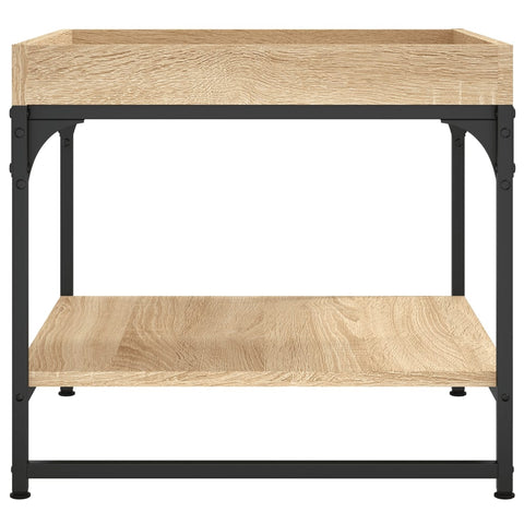 vidaXL Couchtisch Sonoma-Eiche 49,5x49,5x45 cm Holzwerkstoff