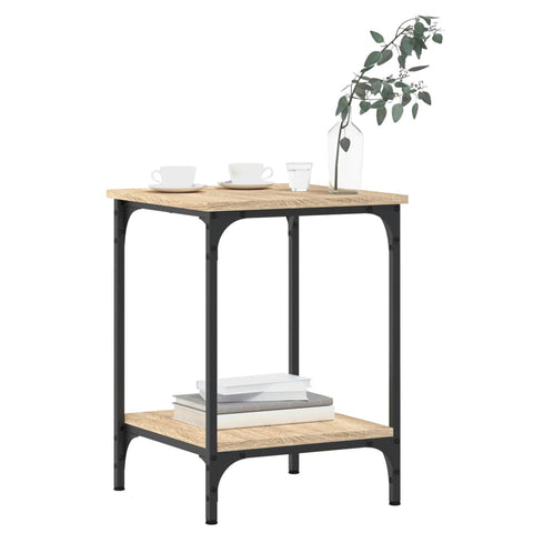 vidaXL Couchtisch Sonoma-Eiche 40x40x55 cm Holzwerkstoff