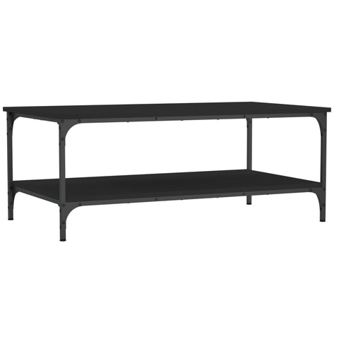 vidaXL Couchtisch Schwarz 100x55x40 cm Holzwerkstoff