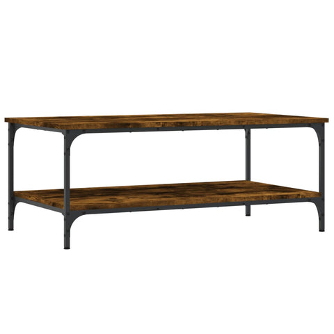 vidaXL Couchtisch Räuchereiche 100x55x40 cm Holzwerkstoff