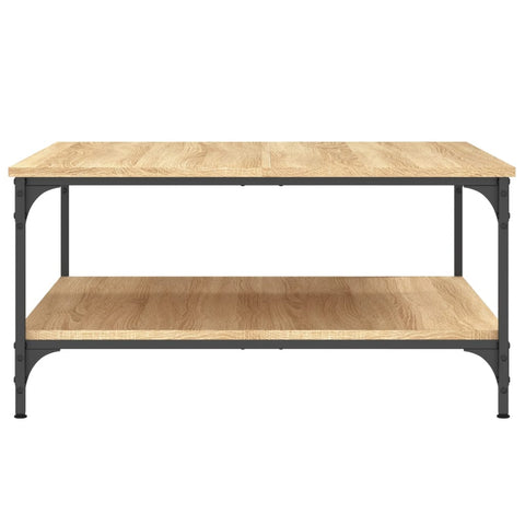 vidaXL Couchtisch Sonoma-Eiche 80x80x40 cm Holzwerkstoff