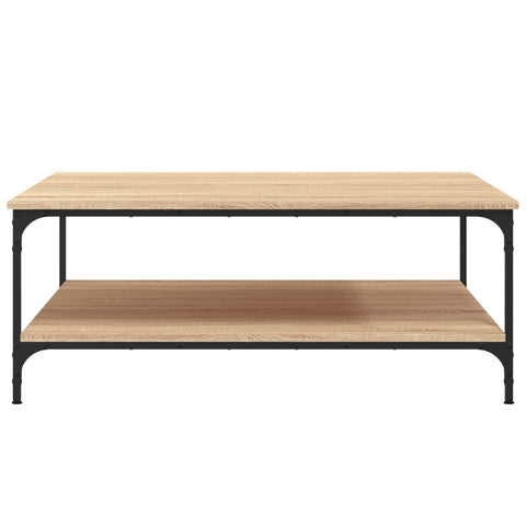 vidaXL Couchtisch Sonoma-Eiche 100x100x40 cm Holzwerkstoff