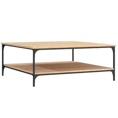 vidaXL Couchtisch Sonoma-Eiche 100x100x40 cm Holzwerkstoff