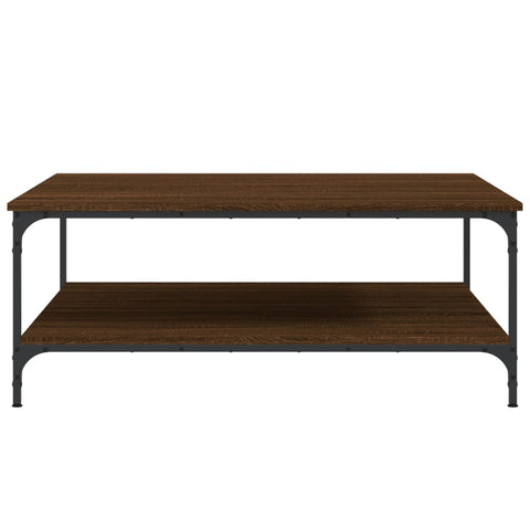 vidaXL Couchtisch Braun Eichen-Optik 100x100x40 cm Holzwerkstoff