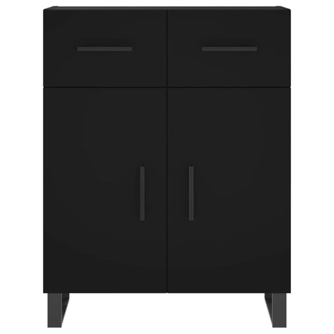 vidaXL Sideboard Schwarz 69,5x34x90 cm Holzwerkstoff