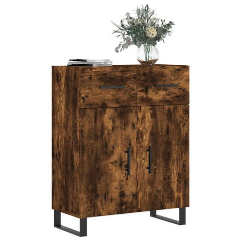 vidaXL Sideboard Räuchereiche 69,5x34x90 cm Holzwerkstoff