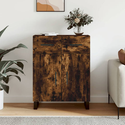 vidaXL Sideboard Räuchereiche 69,5x34x90 cm Holzwerkstoff