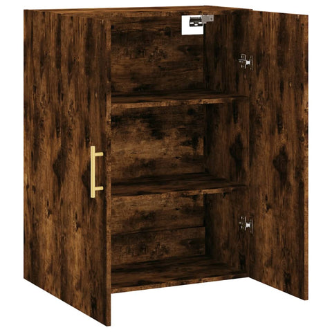 vidaXL Wandschrank Räuchereiche 69,5x34x90 cm