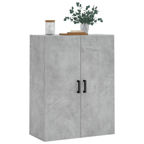 vidaXL Wandschrank Betongrau 69,5x34x90 cm