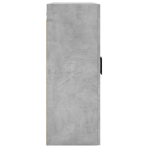 vidaXL Wandschrank Betongrau 69,5x34x90 cm