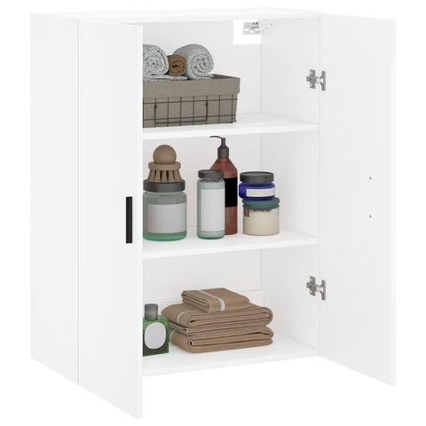 vidaXL Wandschrank Weiß 69,5x34x90 cm