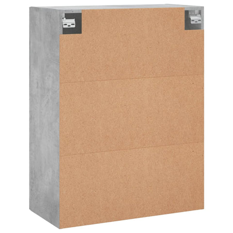 vidaXL Wandschrank Betongrau 69,5x34x90 cm