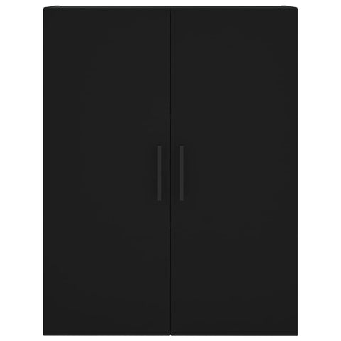 vidaXL Wandschrank Schwarz 69,5x34x90 cm