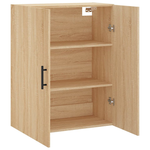 vidaXL Wandschrank Sonoma-Eiche 69,5x34x90 cm