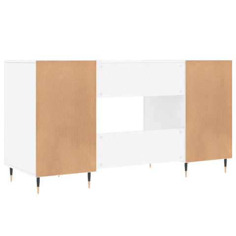 vidaXL Schreibtisch Weiß 140x50x75 cm Holzwerkstoff