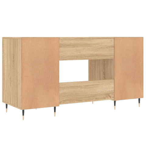 vidaXL Schreibtisch Sonoma-Eiche 140x50x75 cm Holzwerkstoff