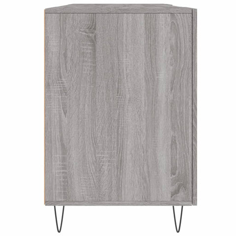 vidaXL Schreibtisch Grau Sonoma 140x50x75 cm Holzwerkstoff